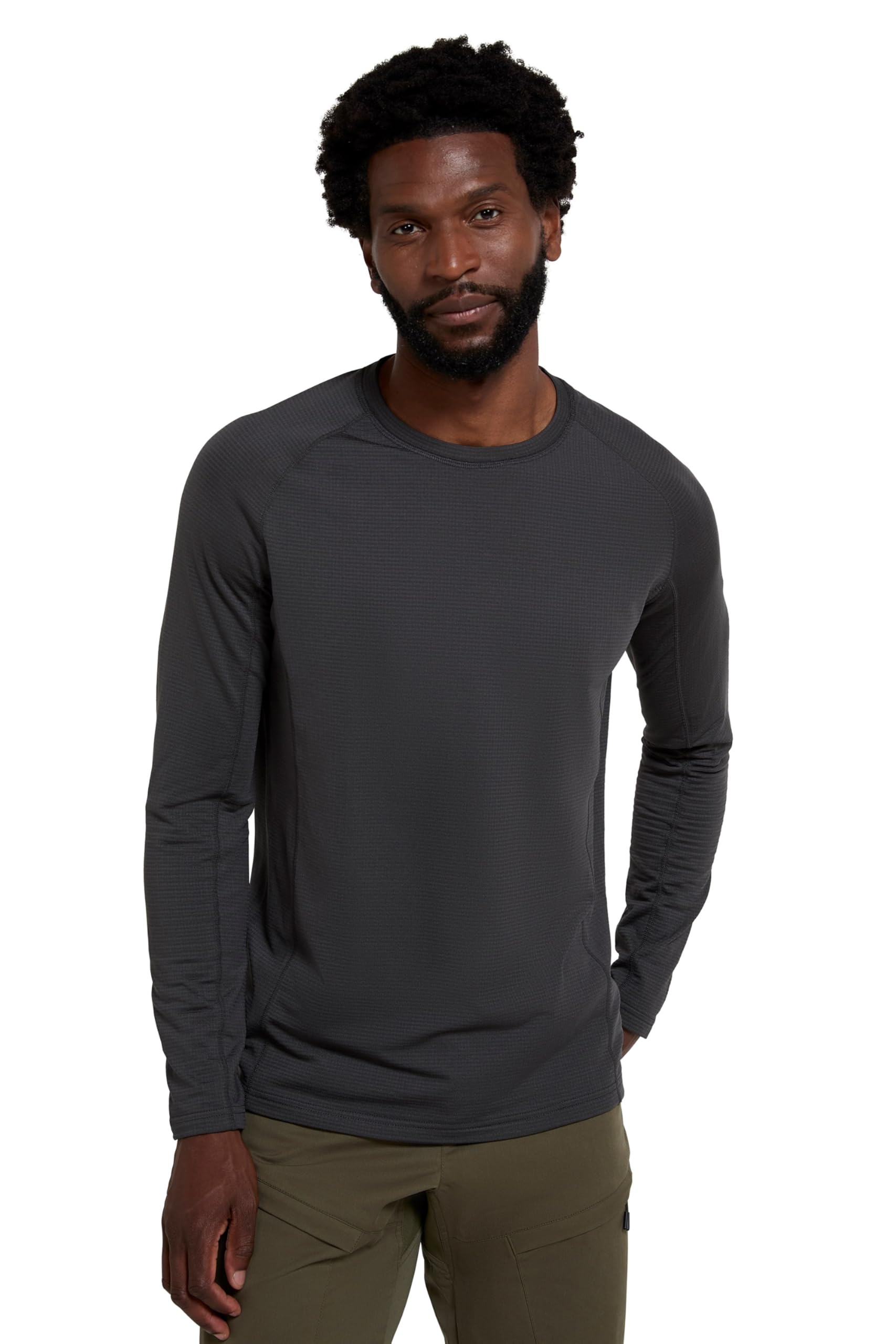 Vermont Mens Base Layer Top - Grey