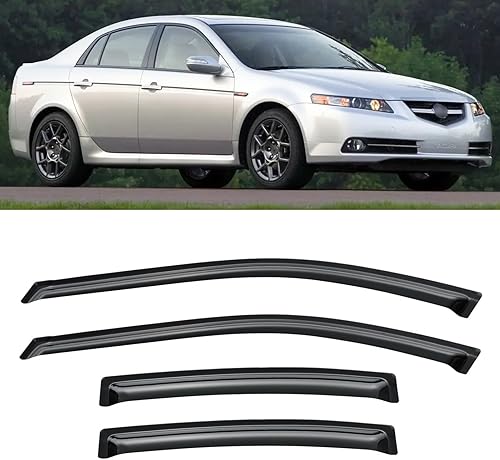 Miniatura 130 de Visores protectores de lluvia para ventana, deflectores de viento de canal exterior