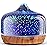 Porseme 500ml Essential Oil Diffuser 3D Glass Aromatherapy Ultrasonic Humidifier - Auto Shut-Off, BPA Free for Home Hotel Yoga Gift