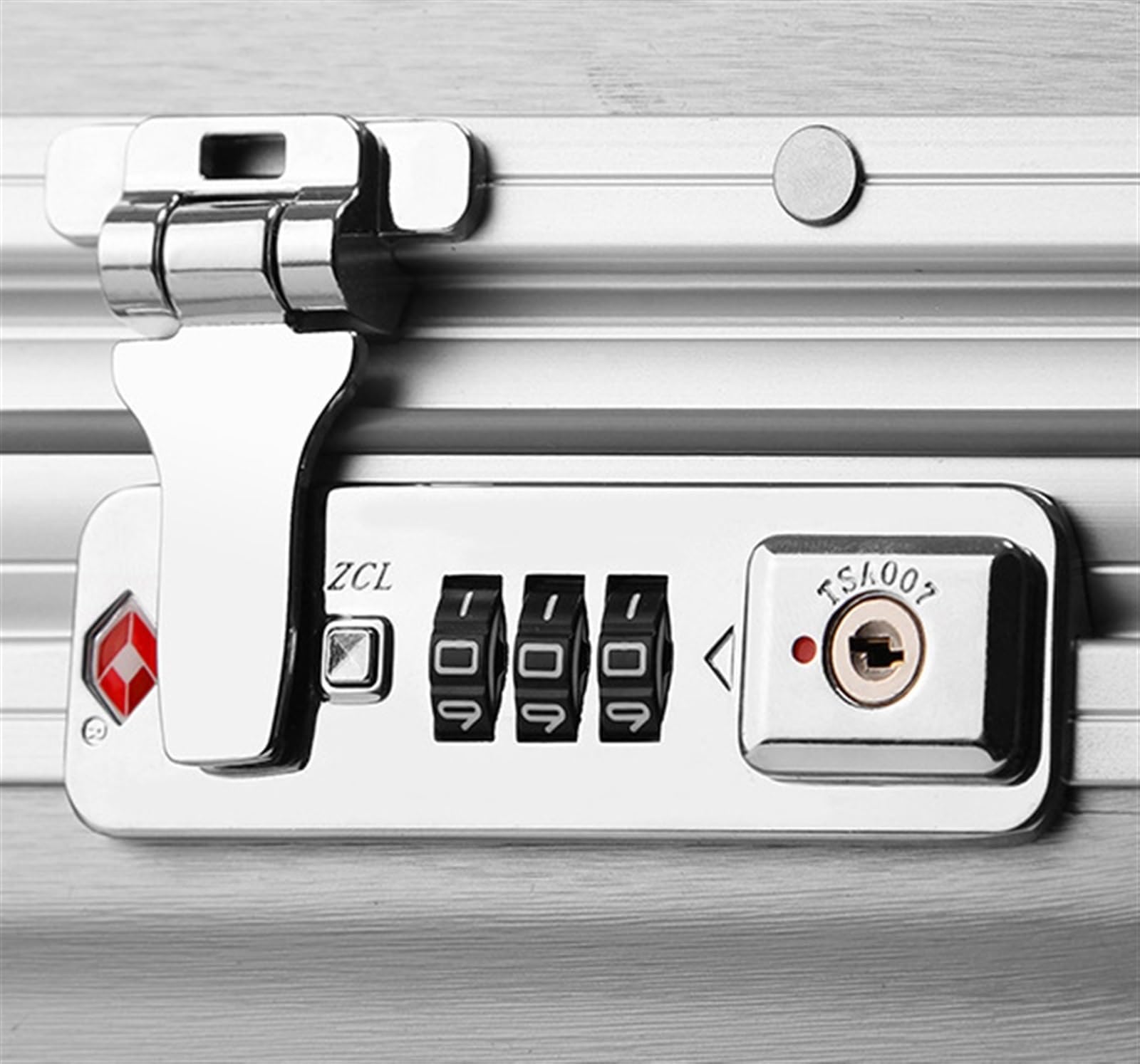 Valigia Valigia Trolley Leggera con Telaio in Alluminio da Viaggio Premium Bagaglio a Mano(24inch)