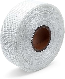 Fugenband Selbstklebend 5 cm × 90 m Gitterband Glasfaser-Gewebe Reparaturband Fugendeckstreifen für Gipskarton, Gewebeband Bewehrungsstreifen für Risse und Löcher