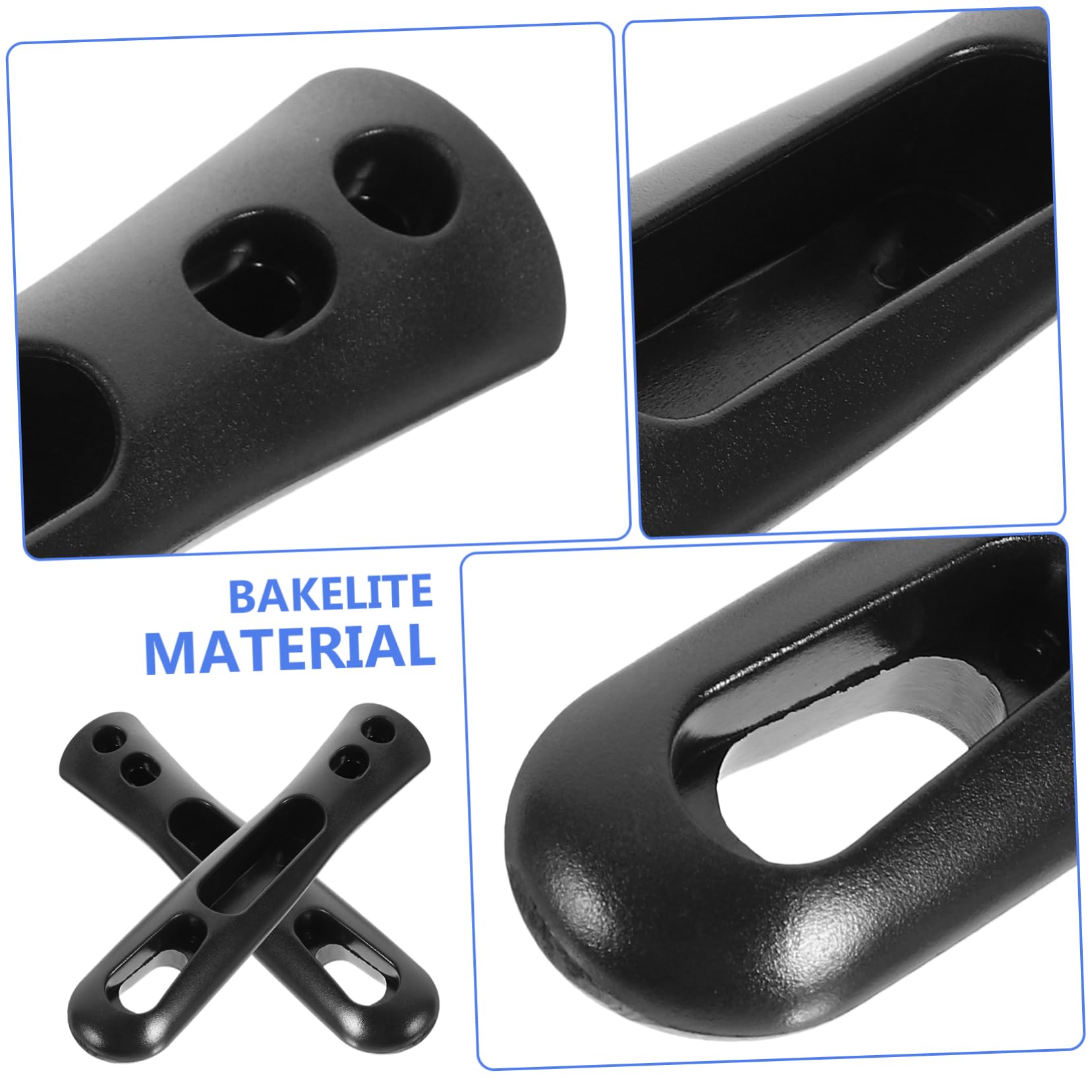 2stücke Ersatzgriff Für Pfannen Und Töpfe Ergonomisch Geformt Aus Robustem Bakelit Leicht Zu Reinigen Mit Aufhängelöchern Für Praktische Lagerung