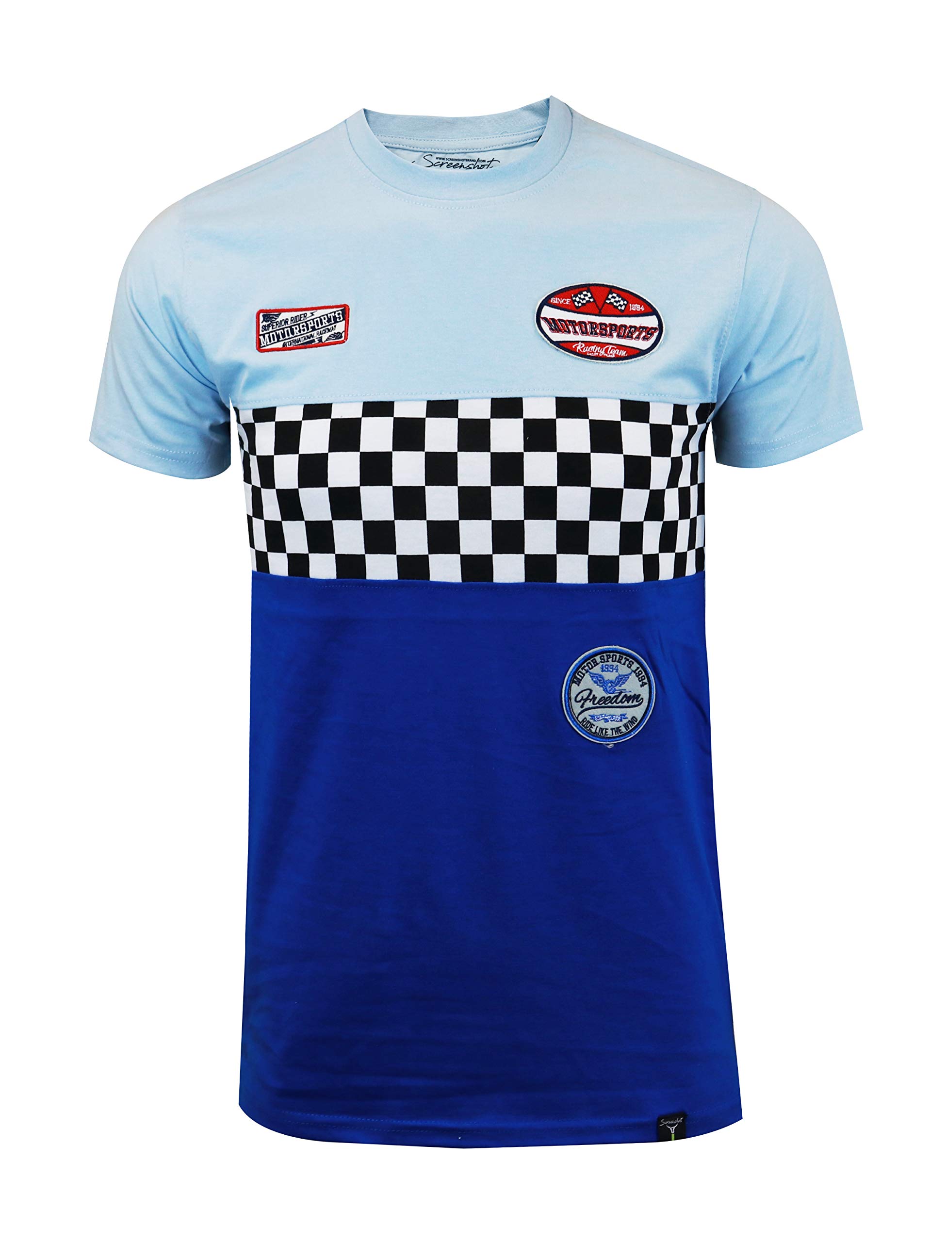 SCREENSHOTScreenshotbrand Mens Hipster Hip-Hop Urban Tees - NYC Street Fashion Longline Print T-Shirt