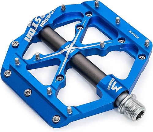 Miniatura 1 de Alston Road Bike Pedals Mountain Bike Pedals Non-Slip Lightweight Cycling Pedals Platform Aluminum Alloy Bicycle Pedal 916 Fits Most MTB BMX Road