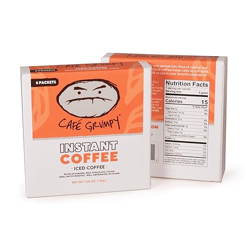 Miniatura 9 de Café Grumpy Heartbreaker Blend Café instantáneo paquete de 6  De origen ético directamente de agricultores, vendido en cafés de Brooklyn