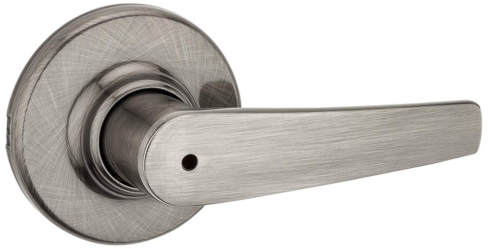 Kwikset 93001-889 Delta Privacy Bed/Bath Lever in Antique Nickel