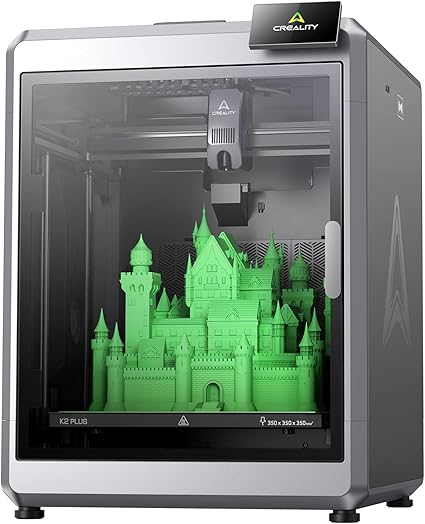 Creality K2 Plus 3D Printer 350 x 350 x 350 mm Building Volume, Supports Multicoloured Printing