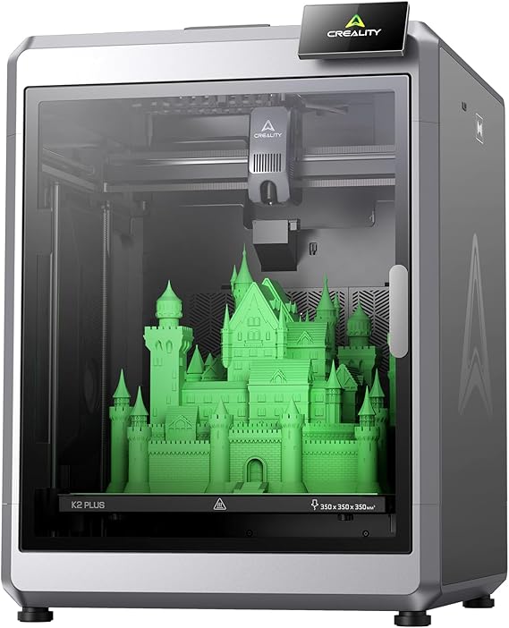 Creality K2 Plus 3D Printer 350 x 350 x 350 mm Building Volume, Supports Multicoloured Printing