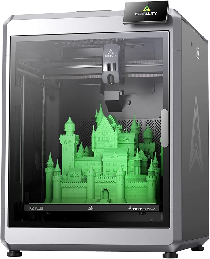 Creality K2 Plus 3D Printer 350 x 350 x 350 mm Building Volume, Supports Multicoloured Printing