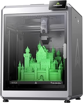 Creality K2 Plus 3D Printer 350 x 350 x 350 mm Building Volume, Supports Multicoloured Printing