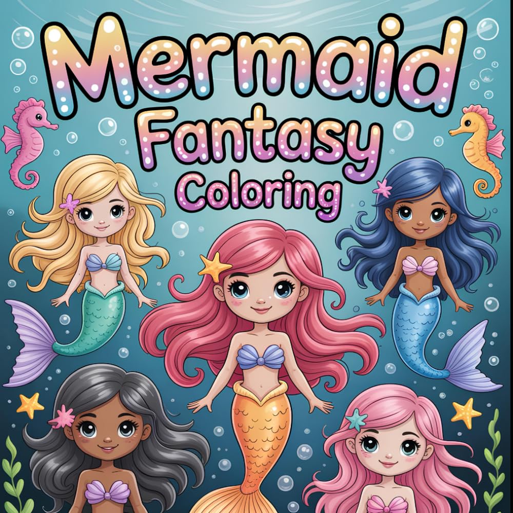 Mermaid Fantasy Coloring
