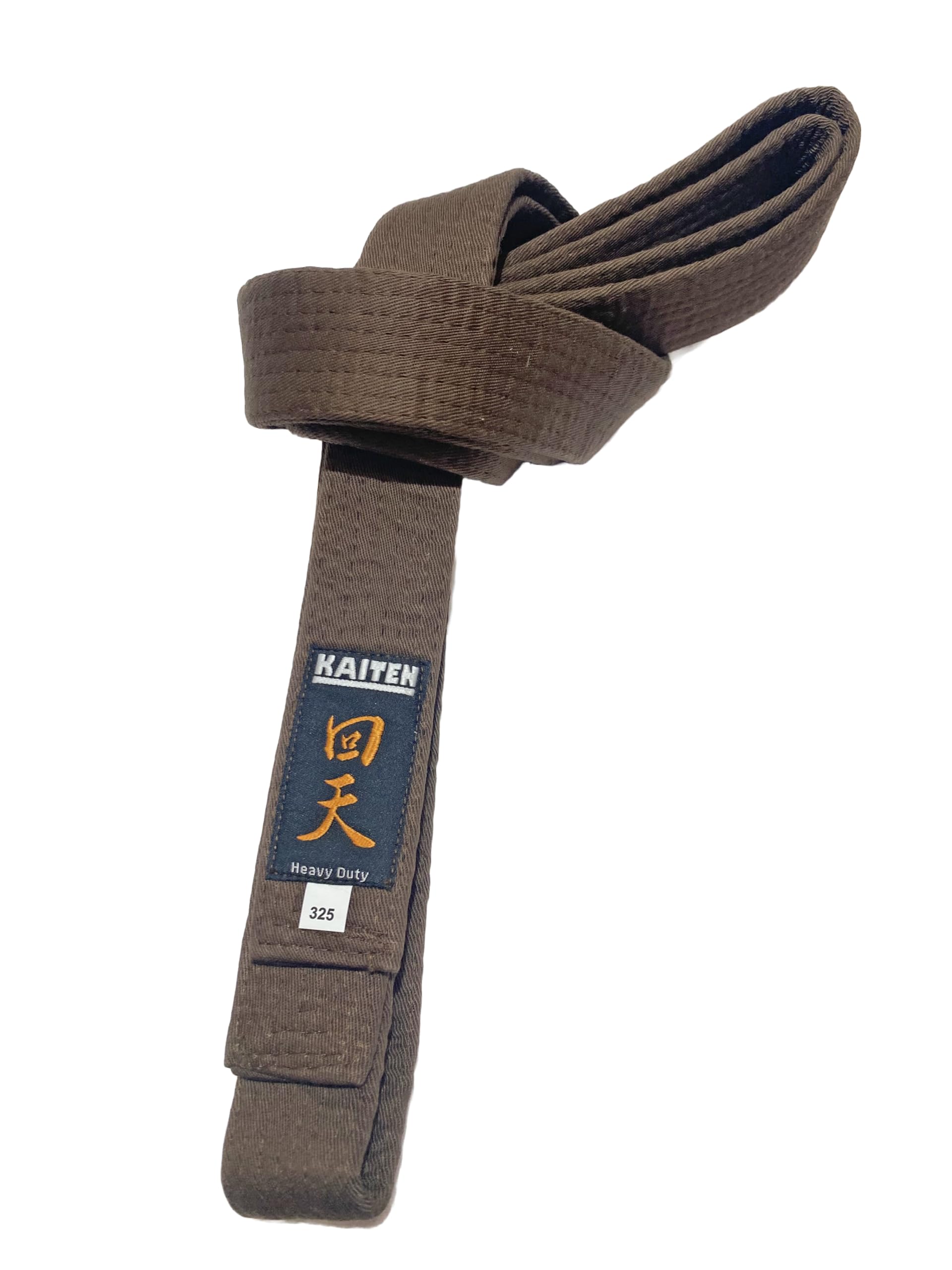 KAITEN Karategürtel Braun extra dicke Ausführung - 4,5 cm Breit - Baumwolle Braungurt - Länge 230 bis 350 cm