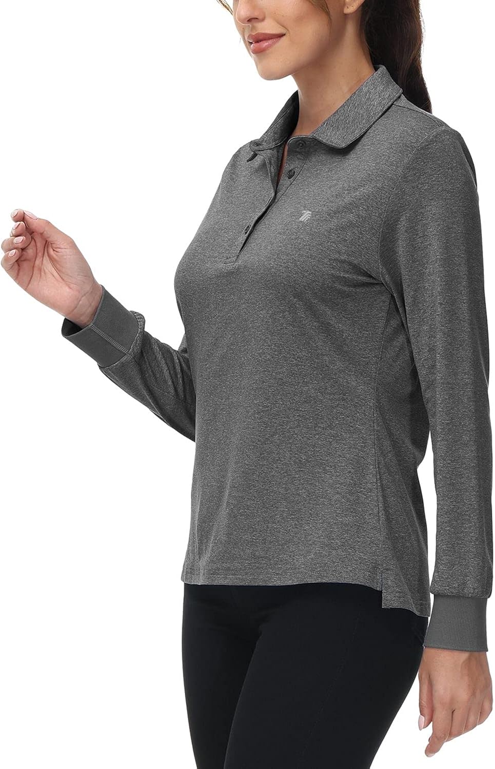 Rdruko Women's Long Sleeve Polo Golf Shirts Casual Sports T-Shirts : Sports & Outdoors