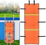 Garde de sécurité de l'échelle de piscine,19.7 X 49.2in Pool Ladder Guard Sécurité Net Sécurité des enfants Pool L'échelle au-dessus du sol Bunk Bed Couverture de sécurité pour empêcher les enfants d'escalader, d'escroquer, de creuser