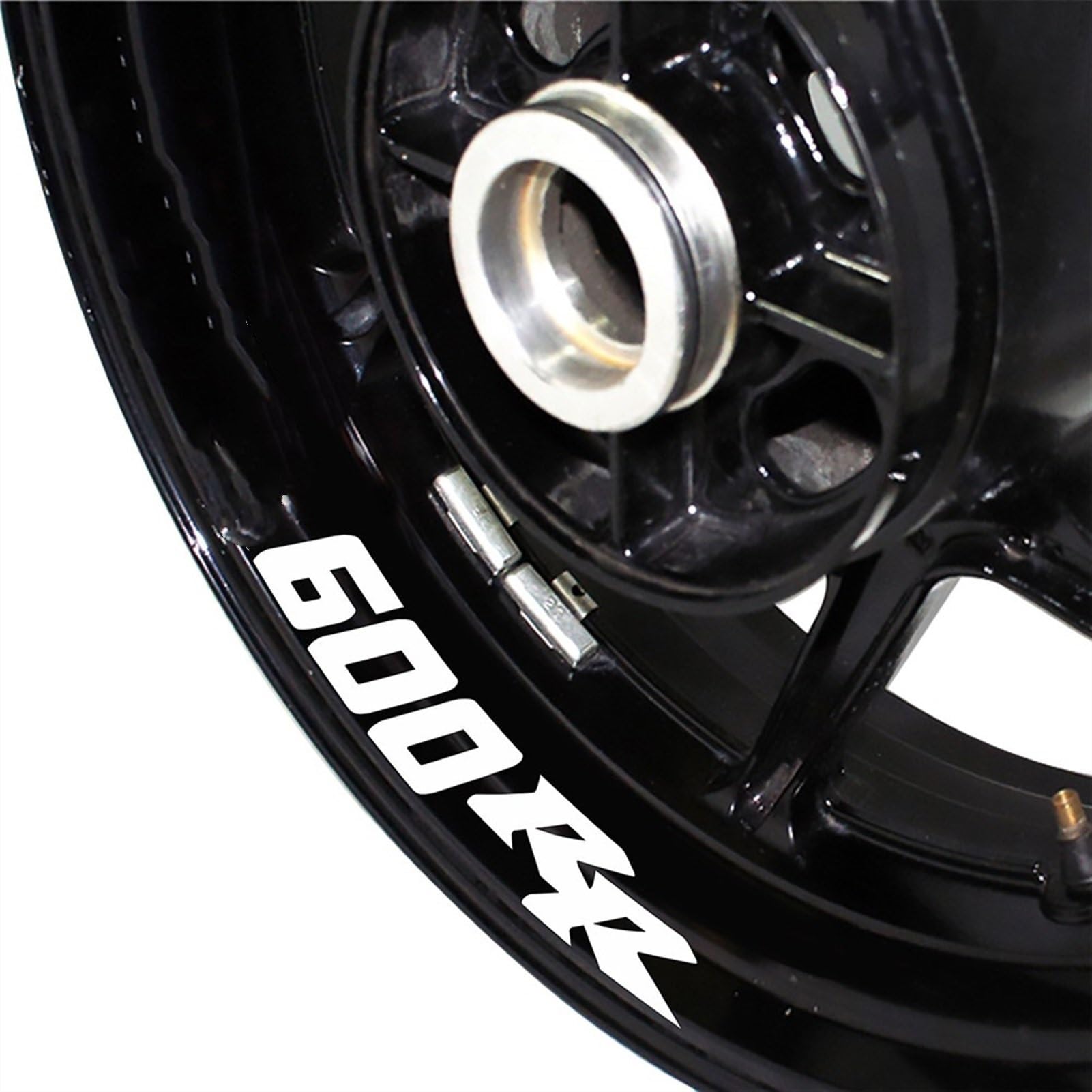 Dtsgcx Color2 Motorcycle Tire Waterproof Wheel Sticker Rim Personality Reflective Stripe Suit For Cbr600rr Cbr 600Rr(Color2)