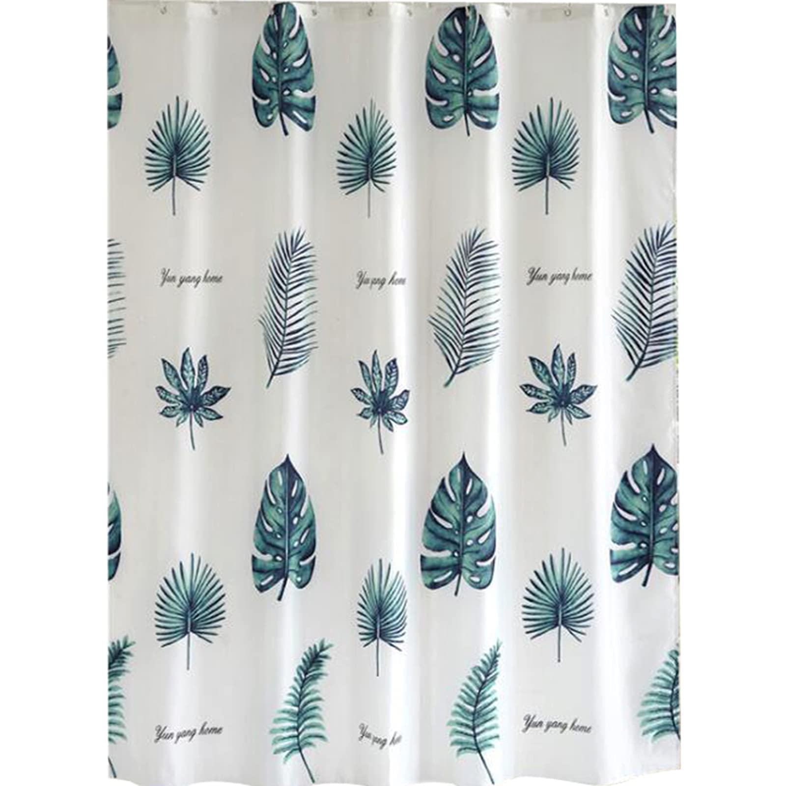 Rideau de douche épais imperméable 120x200 en polyester pour séparation de salle de bain