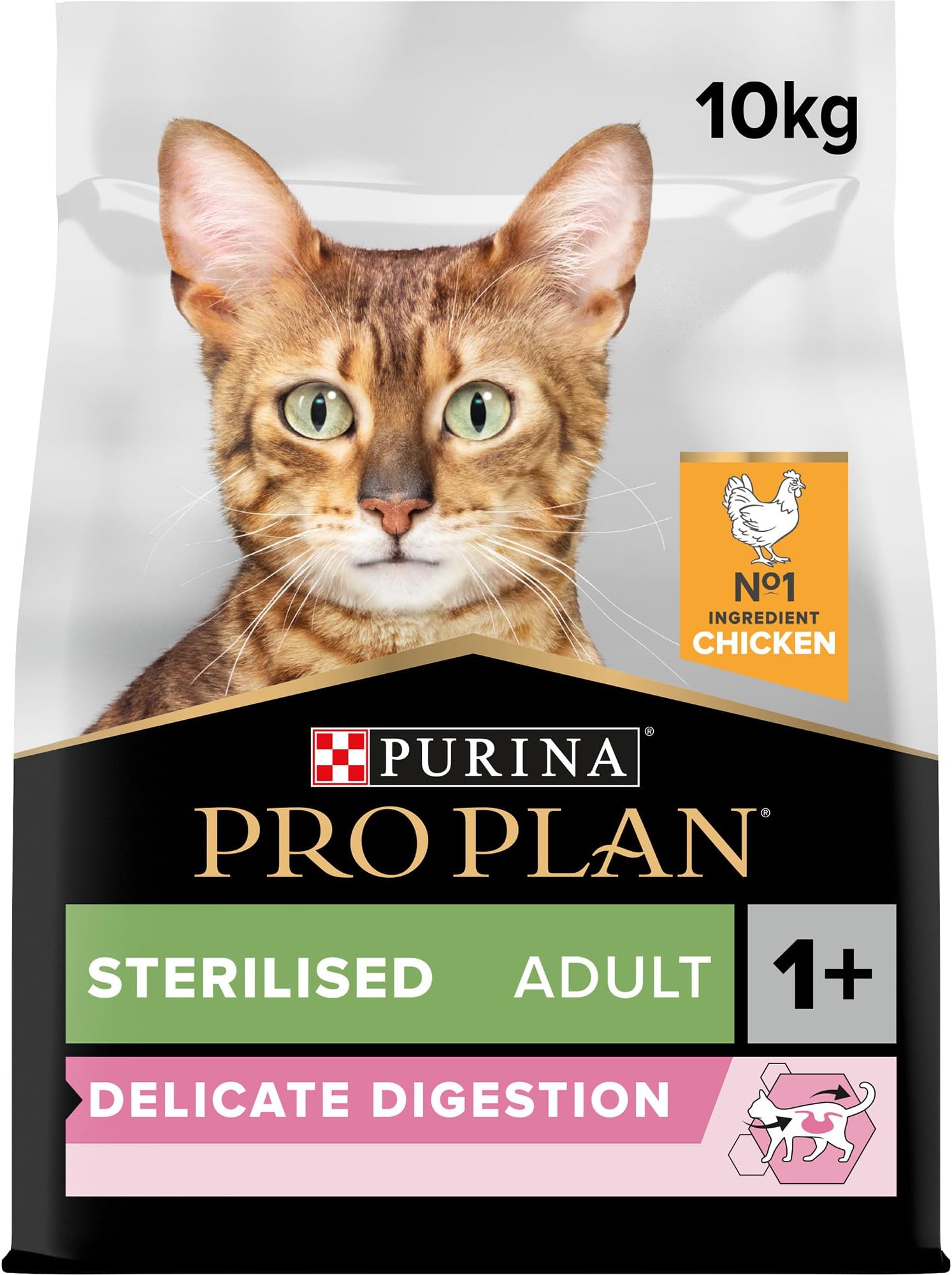 Sterilised Optidigest Adult Chicken Dry Cat Food - 10KG