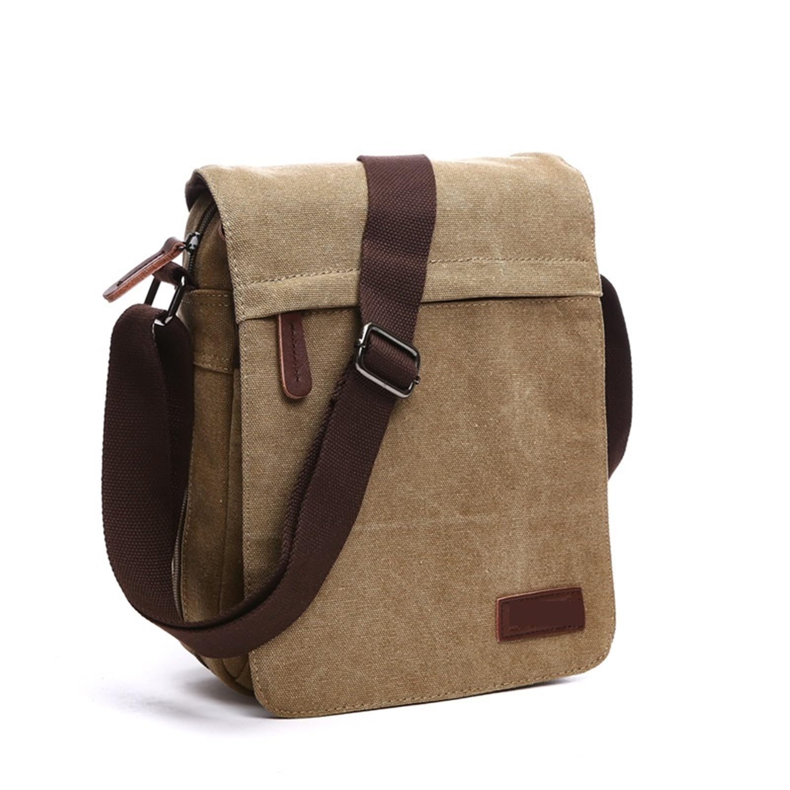Canvas Messenger Bag Bolso bandolera de lona lisa