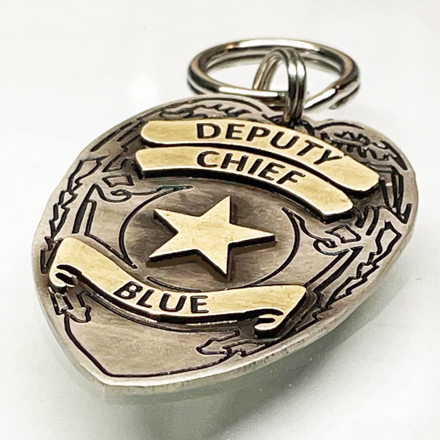 Fun novelty K9 FBI Deputy Chief Dog Tag-Custom Engraved Dog Collar Tag-K9 emblem tag- Dog Tag-Personalized Pet ID (1" x 1.36")