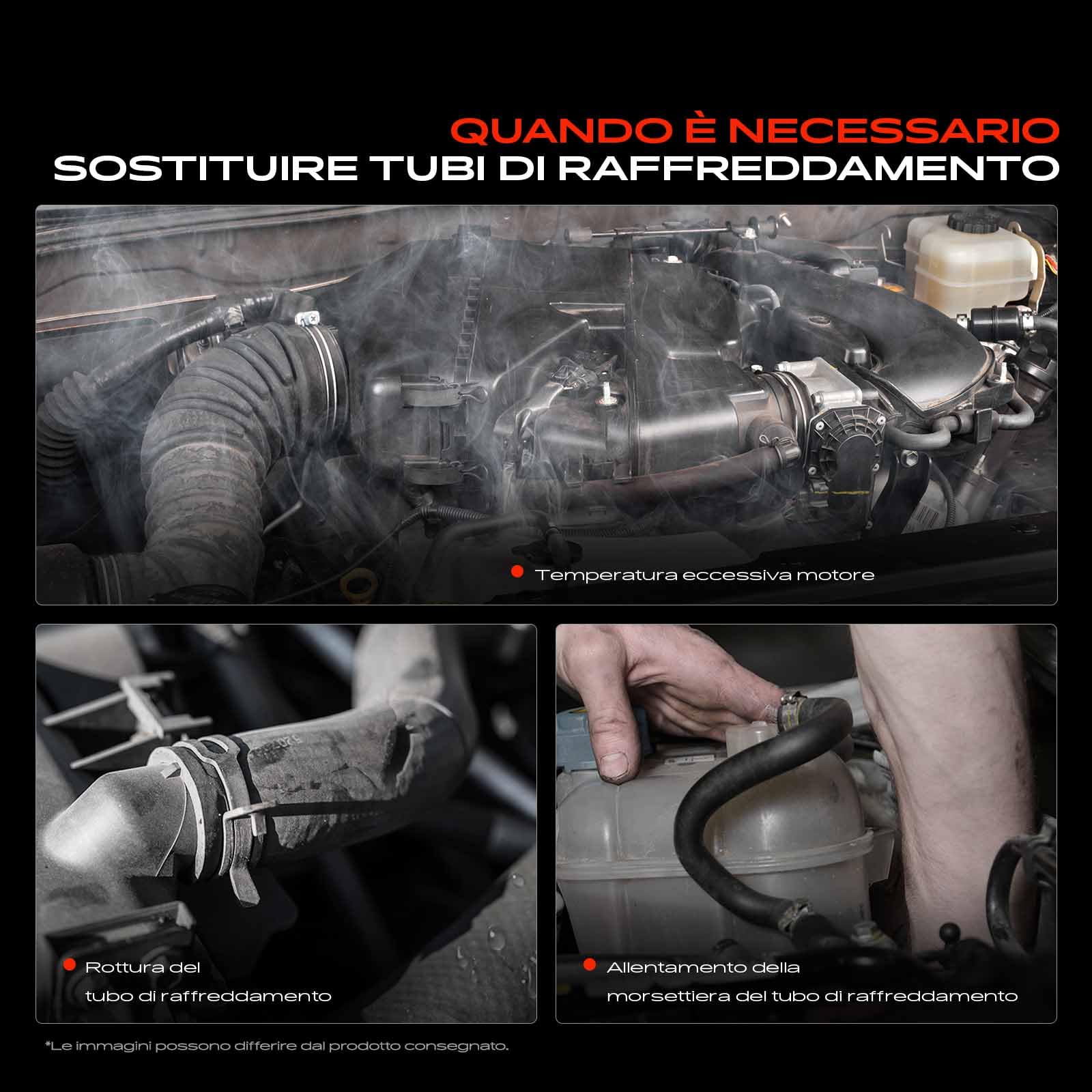 Frankberg tubo del refrigerante Sostituire # 11537600673