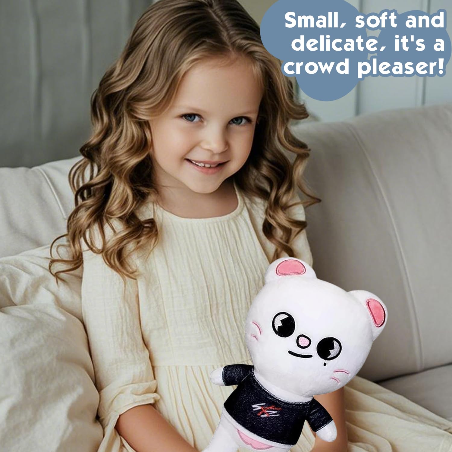 WELLXUNK Skzoo Soft Toy, Skzoo Plush Toy, Stray Kids Doll Plush, Cute Cartoon Anime Stuffed Animal, Birthday Gifts for Kids, Halloween, Christmas - Image 4
