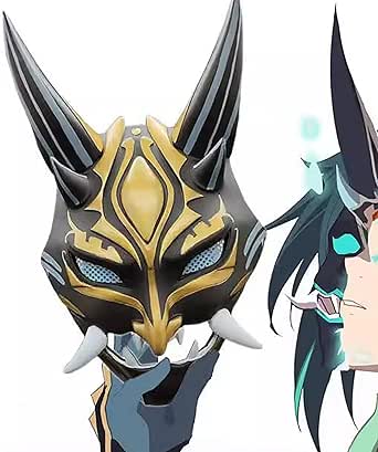 Amazon.co.jp: [PHILANTH] 般若 お面 光るマスク コスプレ 般若の御面 仮面舞踏会 コスプレ ハロウィン 鬼面 お祭り ...