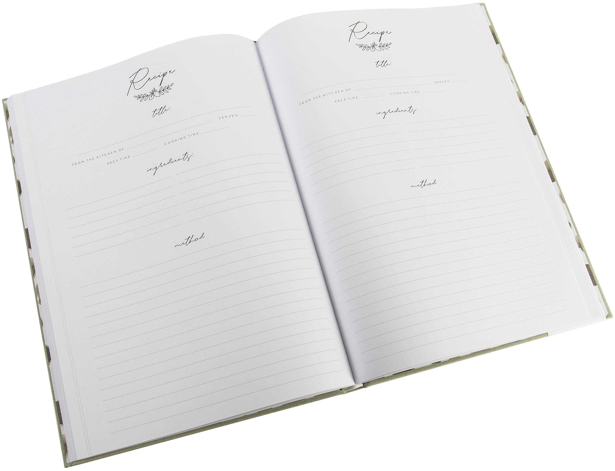 KAISERCRAFT PTY LTD (3PL) RECIPE BOOK A4 SAGE, us:one size