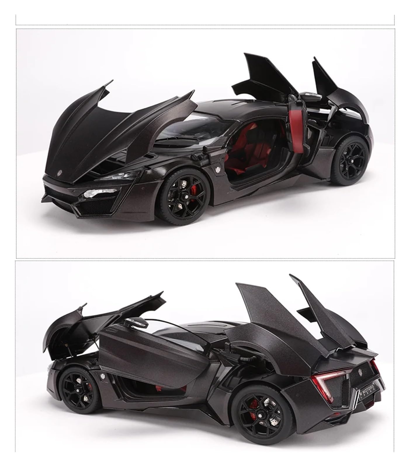 Amazon | ミニカーモデル Lykan Hyper 1:18ダイキャスト合金車モデル