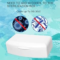 Vista 2 de Bandeja de esterilización de plástico, caja de esterilización de herramientas, herramientas de uñas Caja de esterilización de plástico Herramienta