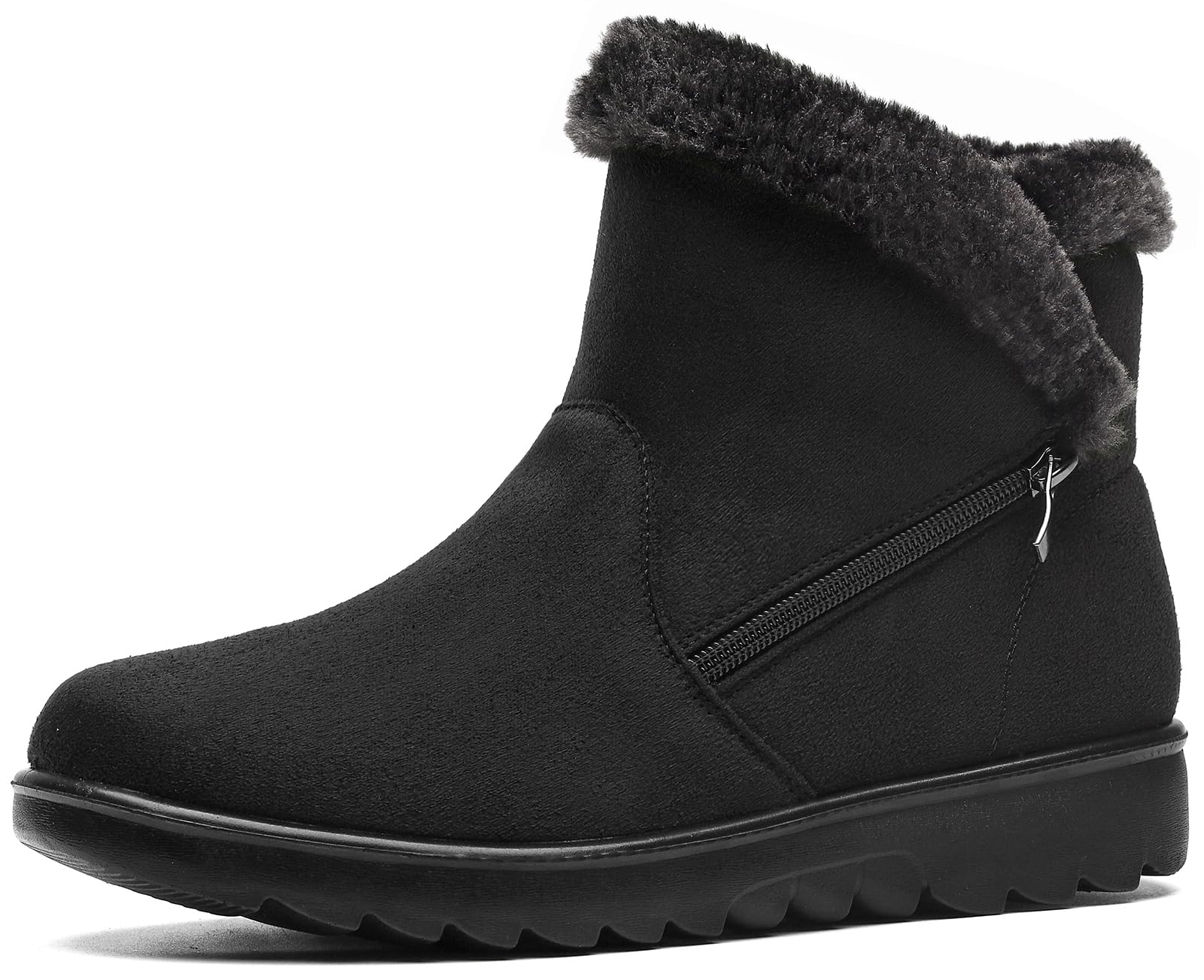 Vunavueya Stivali Donna Invernali Scarpe Stivaletti da Neve con Imbottitura Calda Stivali alla Caviglia Caldi Boots Scarpe 35-41.5
