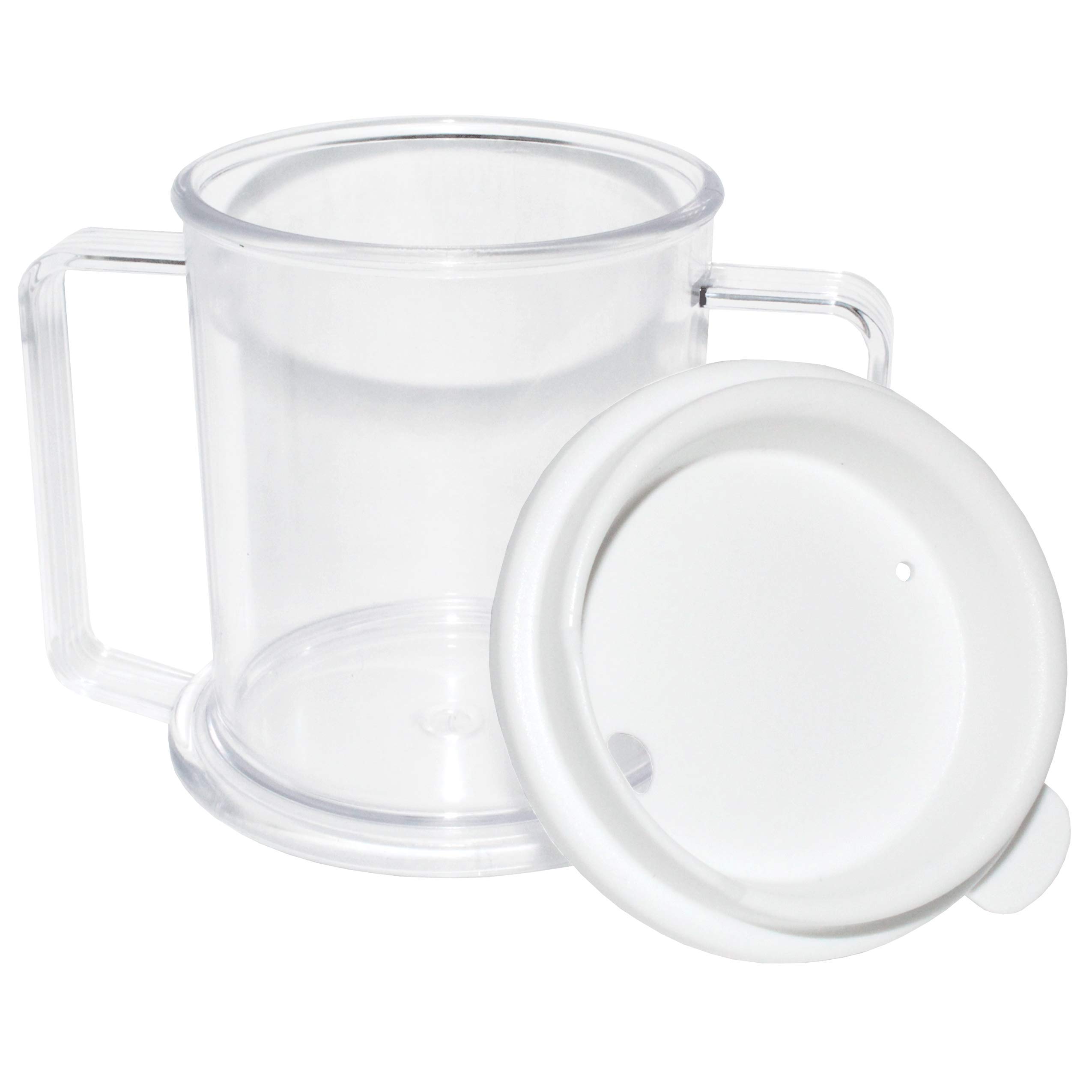 17 Best Adaptive Kitchen Devices for Seniors (for Weak Hands and Missing Limbs) 47 Two‑Handle Clear Tumbler