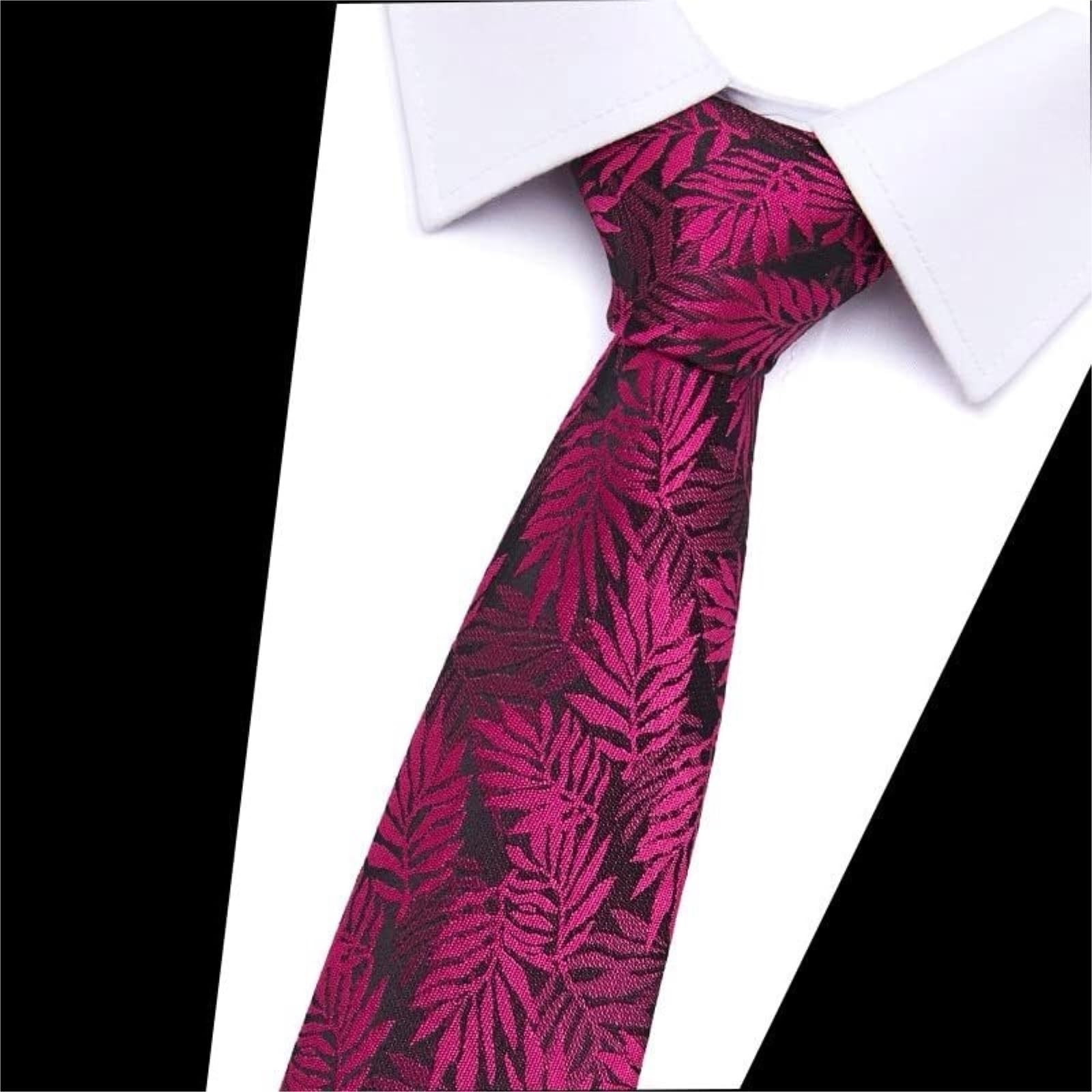 Cravatta Uomo Cravatta Da Uomo In Seta Con Fiori, Adatta Per Matrimonio, Lavoro, Vestibilità Slim Per Festa Di Matrimonio Cravatta Accessori Sposa