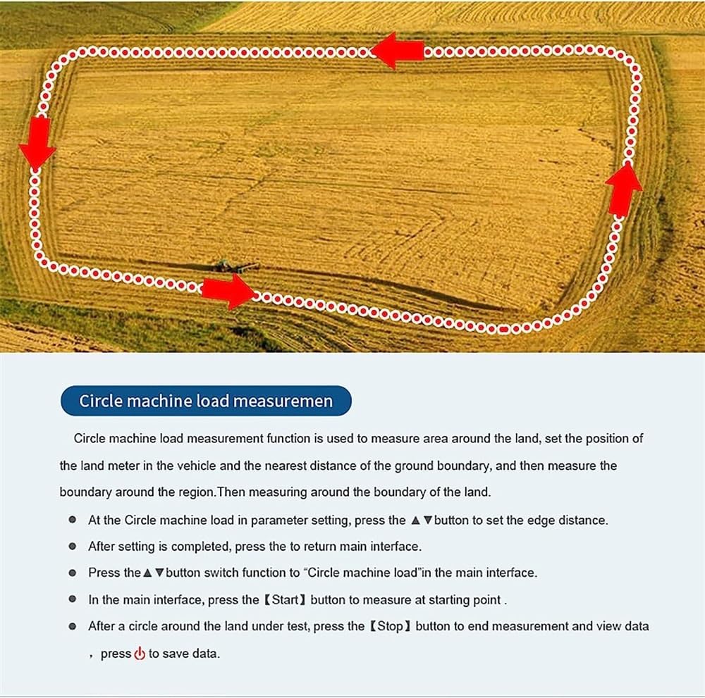 Miernik lądowy GPS, sprzęt do badania GPS z kolorowym ekranem LCD 2,8" i chipem odbiornika GNSS, ładowalna nawigacja w czasie rzeczywistym o wysokiej dokładności, do pomiaru odległości nachylenia