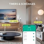 Minoston Matter Smart Plug, Compatible with Alexa, Google Home, Apple Home, SmartThings, Siri, Smart Outlet 15A Max, APP Remote Control, 2.4G Wi-Fi Only, Protect Privacy, 2 Pack