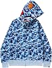 YEBIRAL Men's Bape Shark Hoodie Women's Hoodie 3D Camouflage Bape Hoodie Shark Head Shark Jacket Hip Hop Streetwear Pullover Unisex Loose Casual Sweat Jacket with Hood