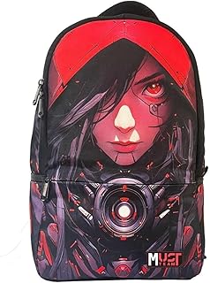 MUST BACKPACK ART 29X16X45CM 1 MAIN CASE RED GIRL