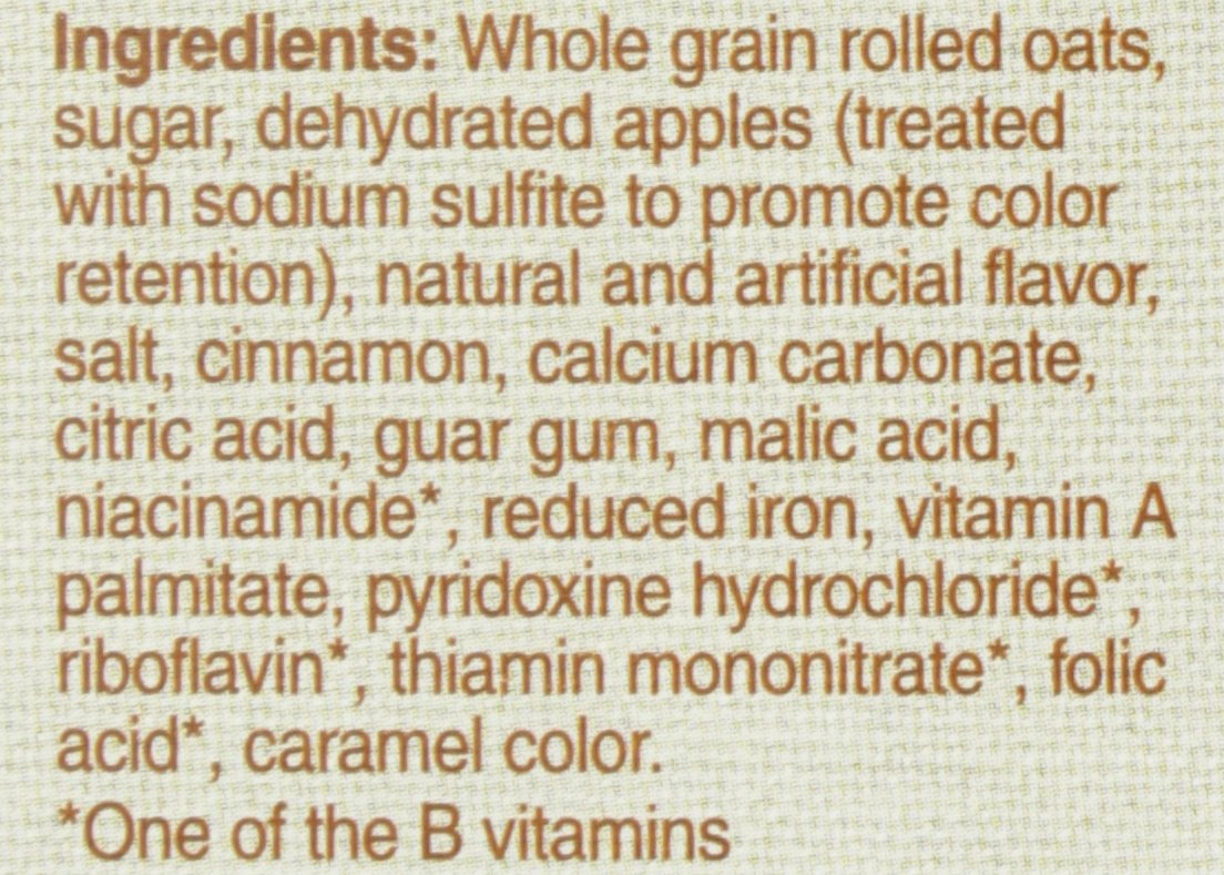 Quaker Instant Oatmeal, Apples and Cinnamon, 18 Count