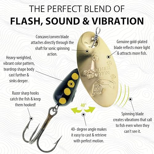 Miniatura 10 de Panther Martin Panther Martin Classic Silver 8 Ounce Spinning Lure Oz