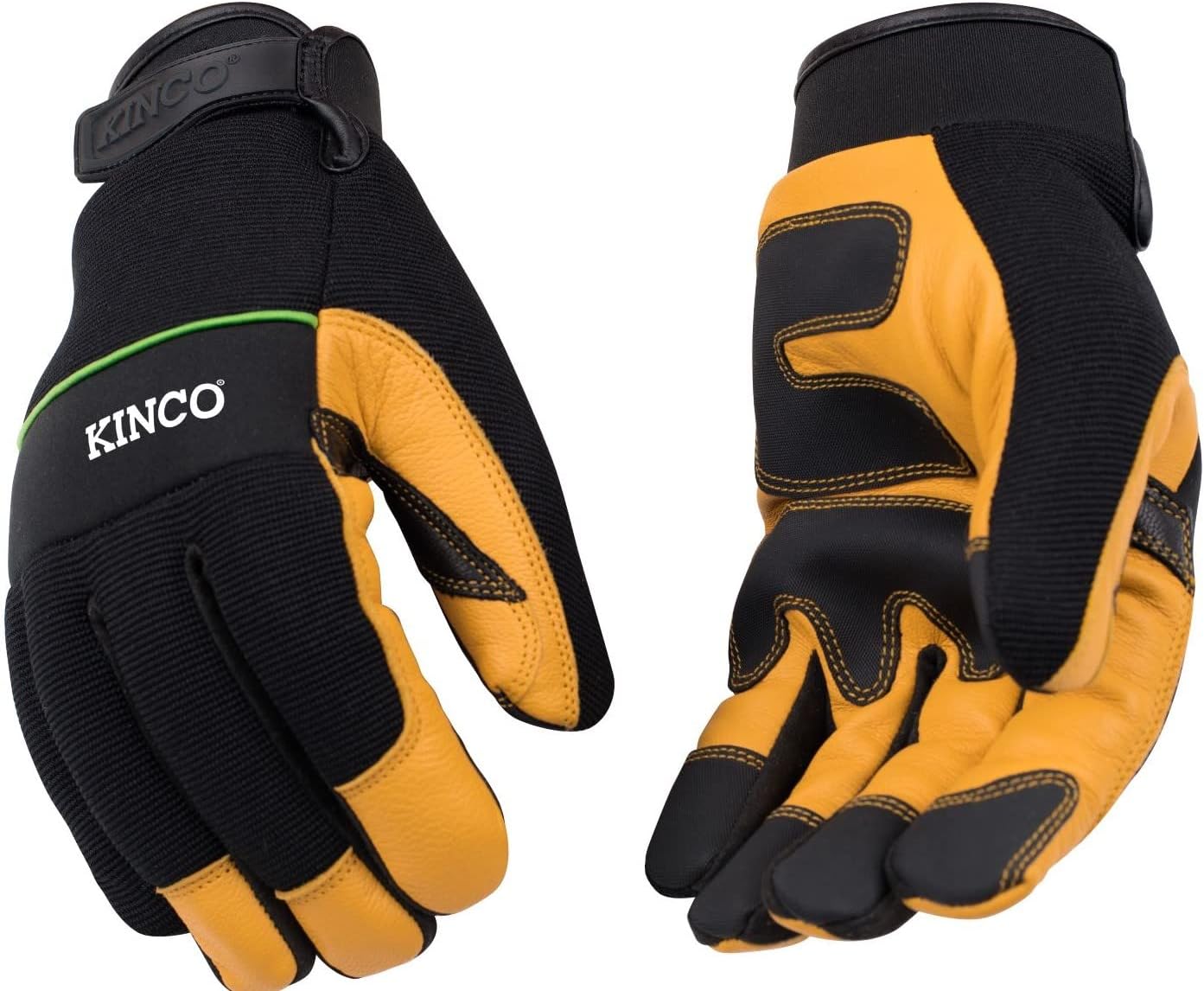 Kinco Lined Premium Hybrid Leather Work Gloves, Heatkeep™ (Style No. 101HK)