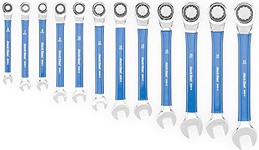 Park Tool MWR-SET - Juego de llaves métricas de trinquete, 6 mm, 17 mm, color azul y plateado