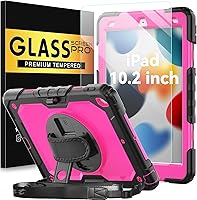 Vista 15 de BLOSOMEET Funda para iPad A16 de 11ª/10ª generación de 11''/10.9'' 2025/2022 con protector de pantalla de vidrio templado y soporte para lápiz