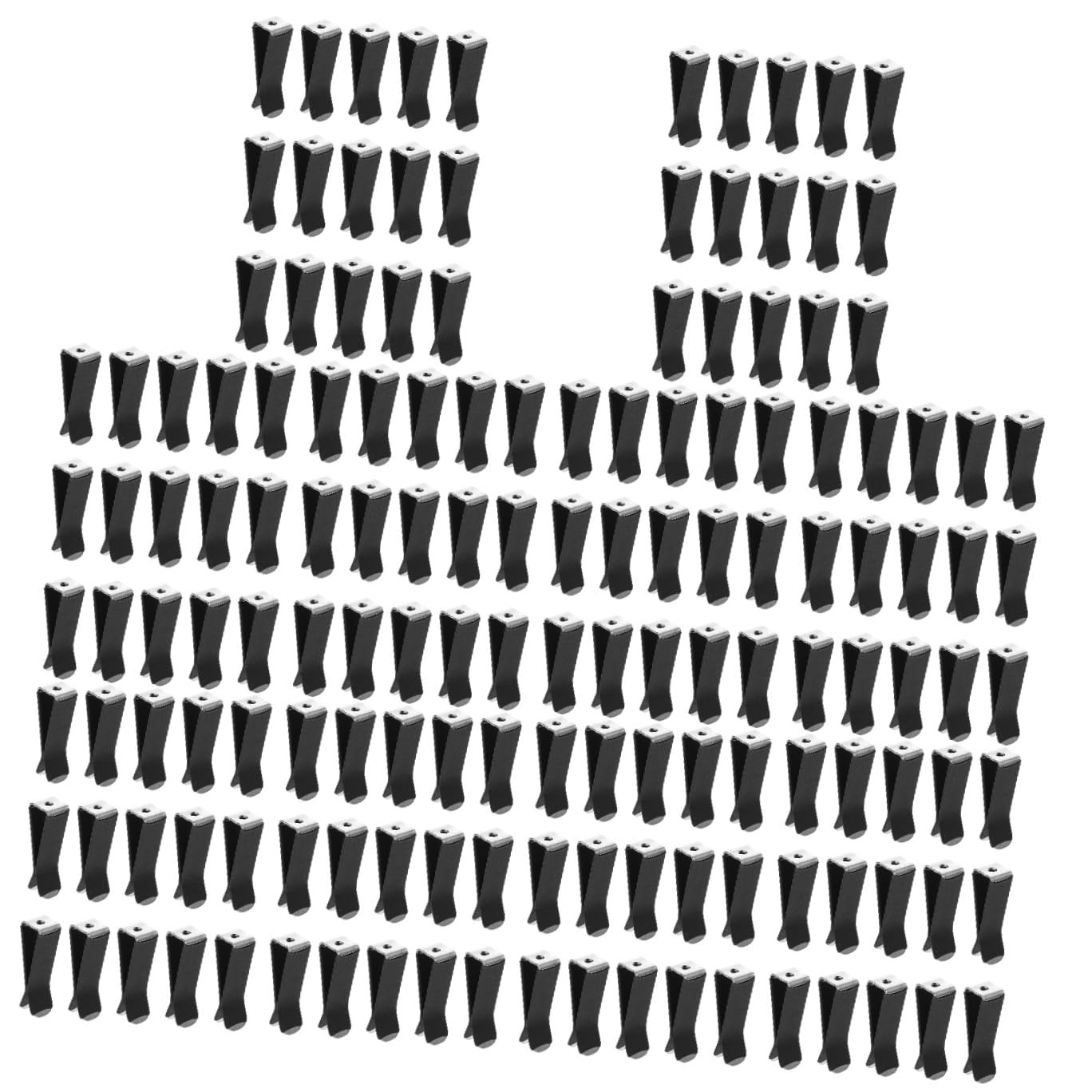 10 Sätze Luftauslassclip Auto Duft Autoclips Für Lüftungsschlitze Auto-diffusor-entlüftungsclip Und Schlank Air Vent Parfüm Clip Hängend Abdeckung Schwarz Ferromangan 30 Stück * 10