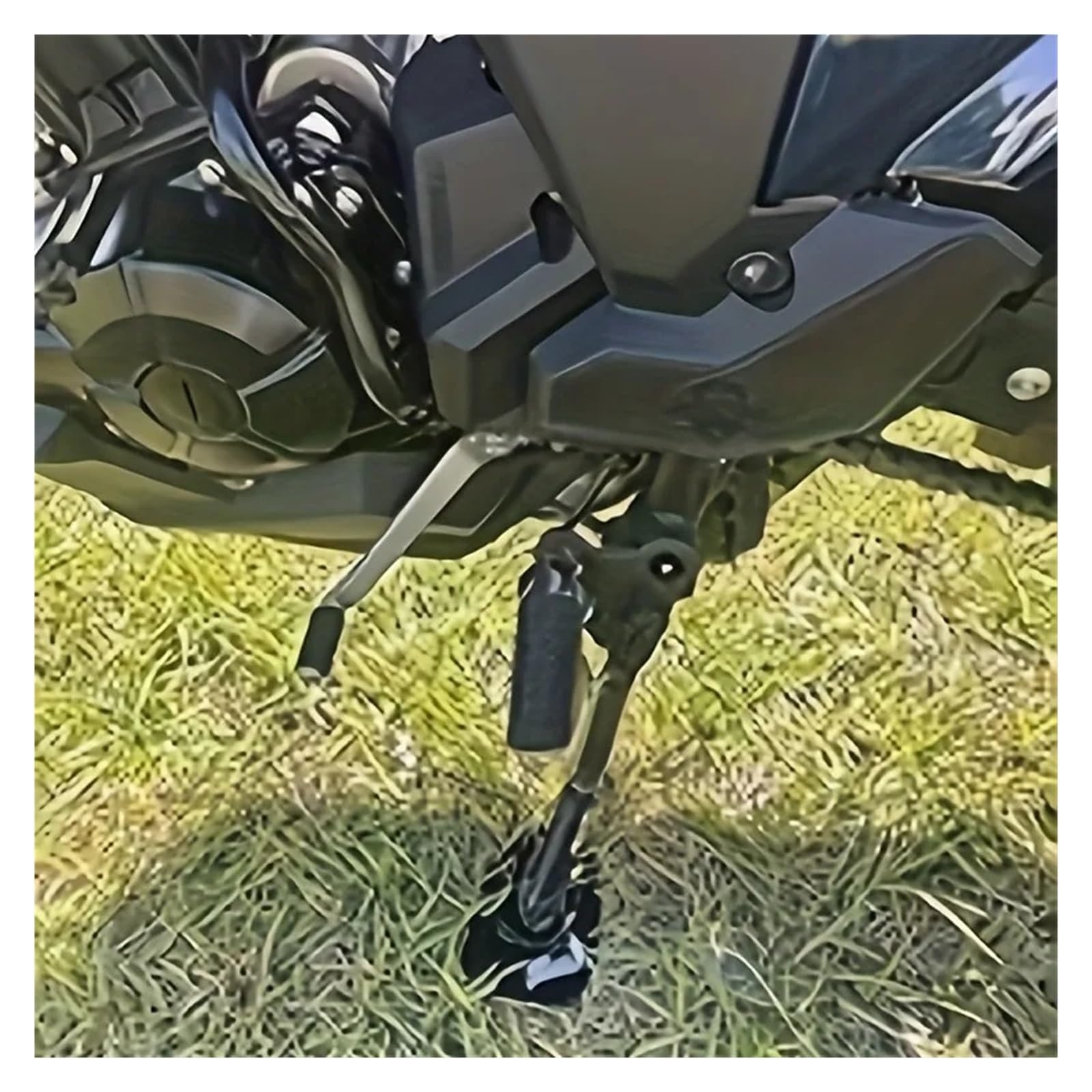Soporte Lateral de plástico para Motocicleta, extensión Placa Antideslizante