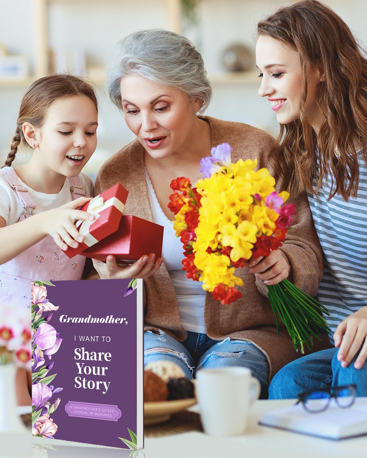 A Grandma’s Guided Journal to Share Her Life Story – Grandma’s Legacy Journal with Prompts, Sentimental Gift for Grandma from Son, Daughter, or Grandchildren on Birthday, Mother’s Day, or Christmas - Image 6