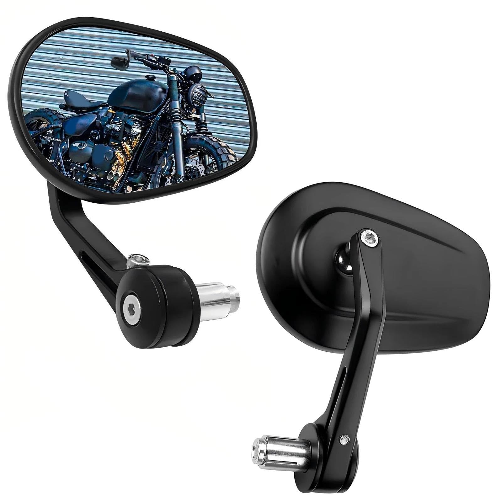 Rétroviseur De Guidon 7/8" E24 Pour Moto Pour Moto Pour Guzzi V7 850 Rétroviseur Latéral