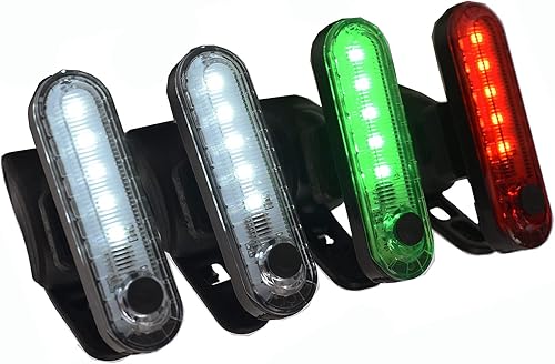 Miniatura 3 de Luces de navegación LED para arco de barco o popa, luz de kayak con batería para pesca nocturna, luces LED marinas de respaldo para pontón, bote,