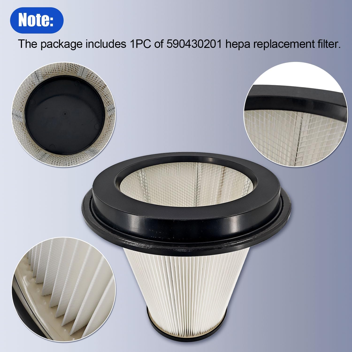 200900050 Conical Pre Filter Compatible with Pullman Ermator S26 S36 S13 F26 for Husqvarna G22 Dust Extractor 590430201