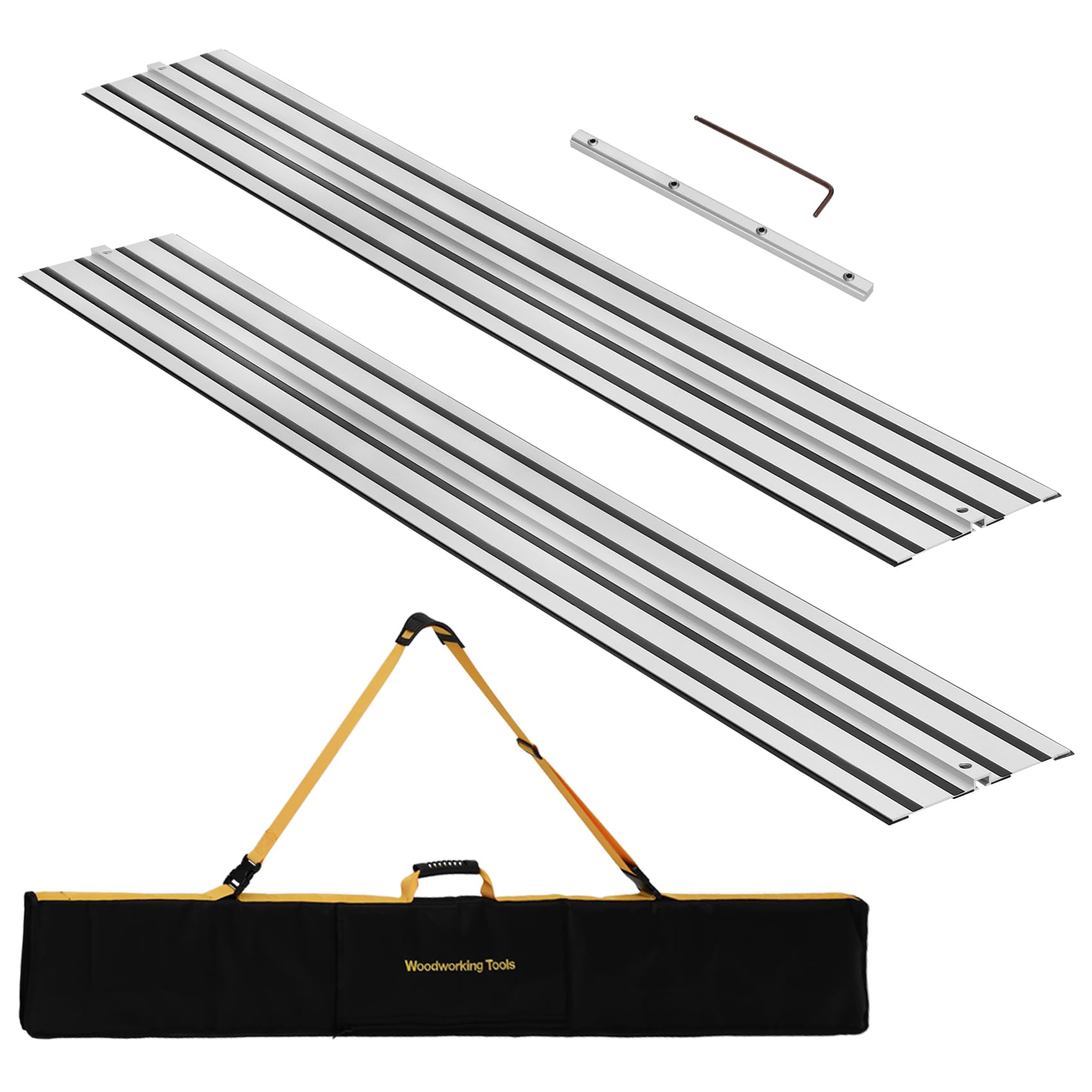 Photo 1 of 110" Track Saw Guide Rail for DeWalt Track Saws with Connector and Bag