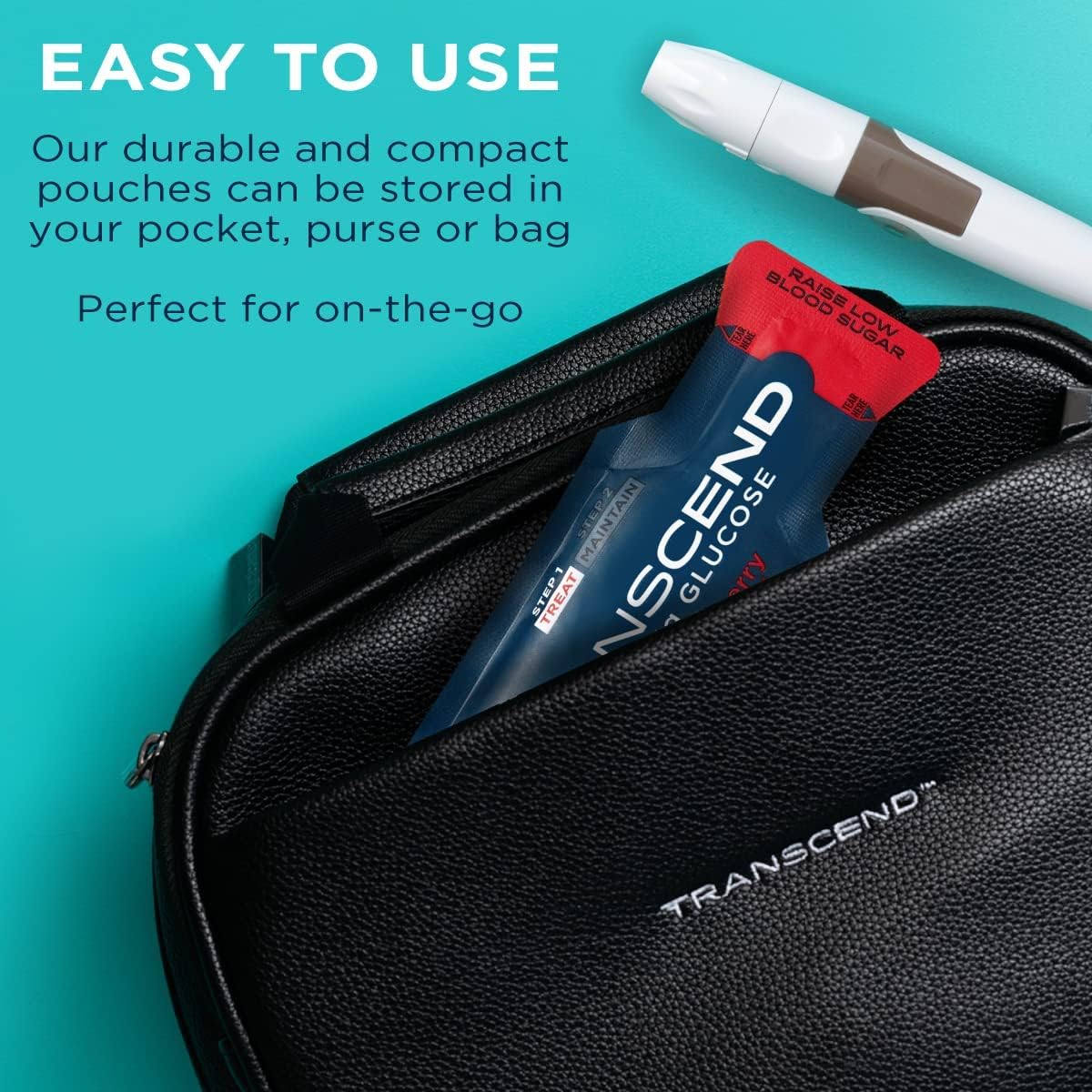 Strawberry Flavored Glucose Gels, Twenty 1.1-Ounce Packets In Brand Bag, 15-Grams Fast-Acting Glucose