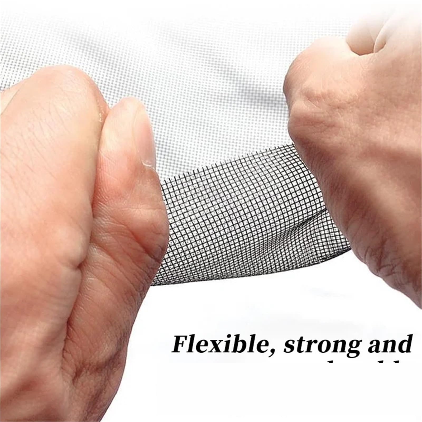 Fenster Bildschirm Reparatur Band DIY Selbstklebende Net Tür Fix Patch Innen Gebrochen Löcher für Fliegengitter Tür(Black,4pcs)